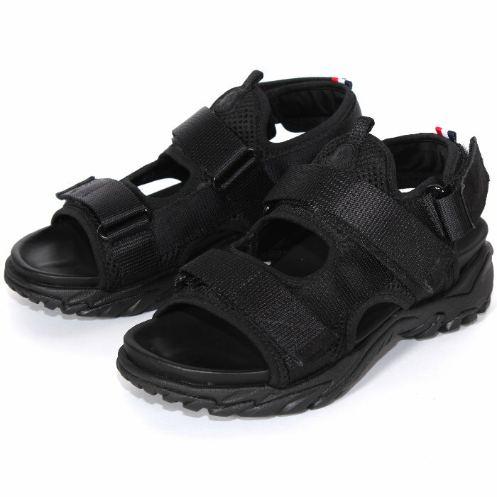 MONCLER モンクレール サンダル プチ トレイルグリップ ヴェラ PETIT TRAILGRIP VELA 4L00010 M6615 ホワイト/001 ブラック/999 36サイズ ストラップ メッシュ Vibramソール シューズ 靴 スニーカー KIDSライン レディース 売れ筋
