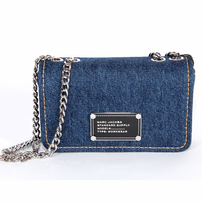 乐天商城 - マークジェイコブス MARC JACOBS 2WAY ミニ チェーン バッグ 4S5SMN089S02 デニム/DENIM/403 チェーン クロスボディ クラッチバッグ ショルダーバッグ 斜め掛け コンパクト レディース ユニセックス 売れ筋