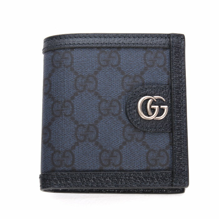 gucci///////////////\\\\\\\\\\\\\\\\\\\\\\\\\\\\\\\' - 【エントリーPt5倍】GUCCI グッチ オフィディア 二つ折り財布 732016 UULBN 4055 ダークブルー パラジウム ダブルG メタル GG ミニ ウォレット 札入れ メンズ レディース ユニセックス 売れ筋