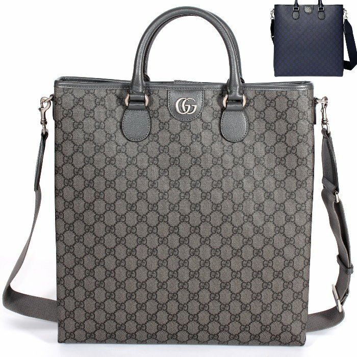 gucci///////////////\\\\\\\\\\\\\\\\\\\\\\\\\\\\\\\\\\\\\\\\\\\\\\\\\\\\\\\\\\\\\\\' - グッチ GUCCI オフィディア ミディアム 2WAY トートバッグ 792118 FADJK グレー＆ブラック/1242 ブルー＆ダークブルー/8458 GGスプリーム ショルダーバッグ ブリーフケース 書類かばん A4対応 通勤 通学 旅行 鞄 メンズ レディース ユニセックス 売れ筋