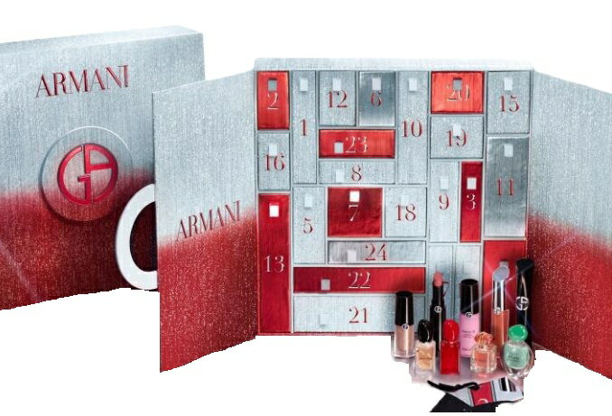 【エントリーPt5倍】ARMANI アルマーニ　ノエル　アドベントカレンダー　2025　口紅　リップ　スキンケア　フレグランス　メイクアップ　限定ボックス　香水　ギフトプレゼント　ビューティコスメ ギフト コフレインテリア小物宝石箱　GA-adventcalendarセット