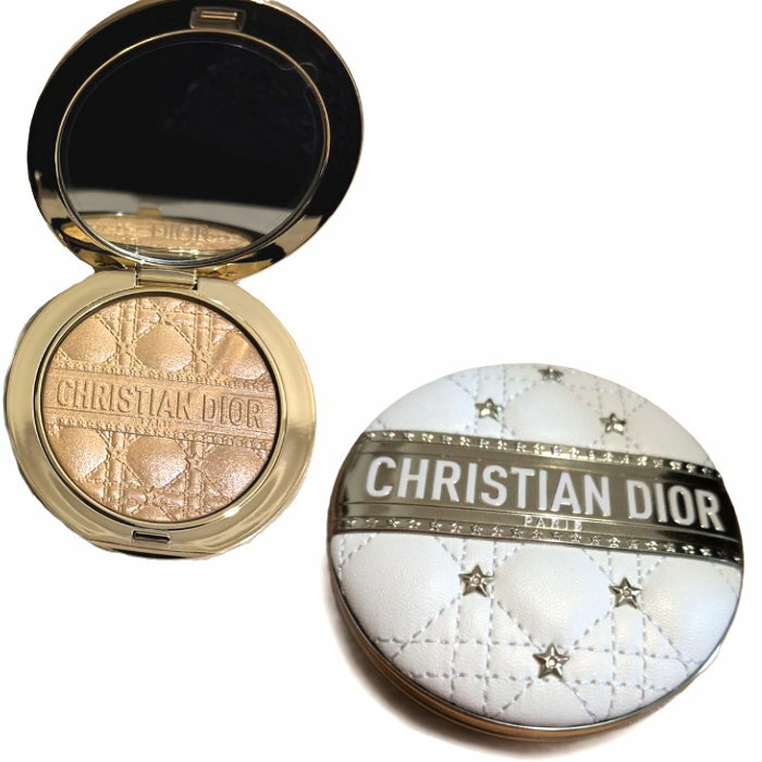 DIOR　ディオールスキン フォーエヴァー グロウ ルミナイザー ホリデー コレクション 2025 001 ディオール スター　ハイライターチーク　コンパクトミラー鏡化粧直しビューティ化粧品コスメメイクcd-forever-luminizer2025