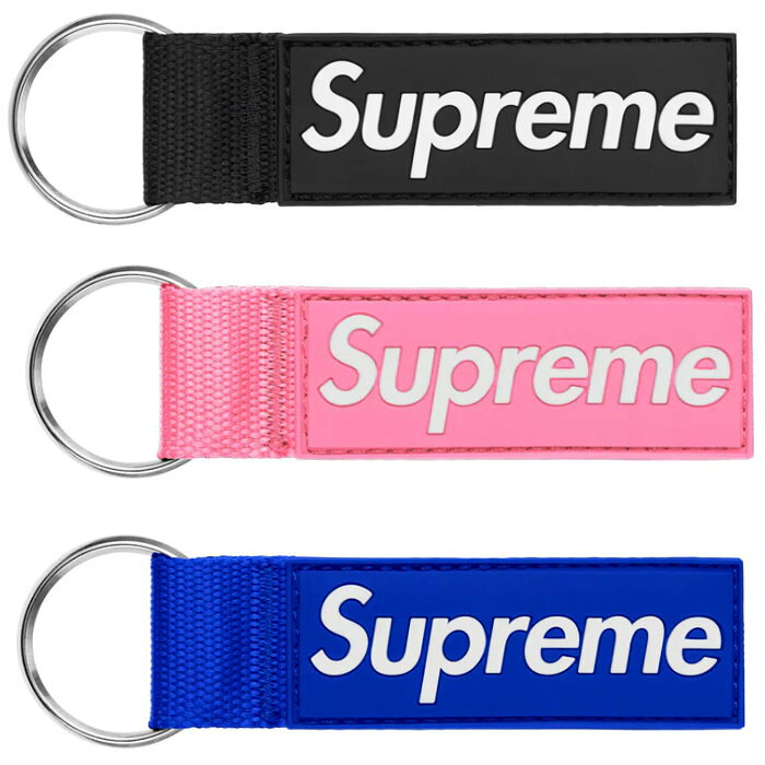 Supreme シュプリーム ウェビング キーホルダー Webbing Keychain ボックスロゴラ...