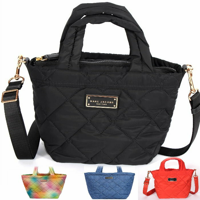 樂天商城 - マークジェイコブス MARC JACOBS キルティング ナイロン ミニ トップ ジップ トートバッグ M0016681 ブラック/BLACK/001 サンセット/SUNSET/809 2WAY ショルダーバッグ ハンドバッグ レディース ユニセックス 通勤通学 売れ筋