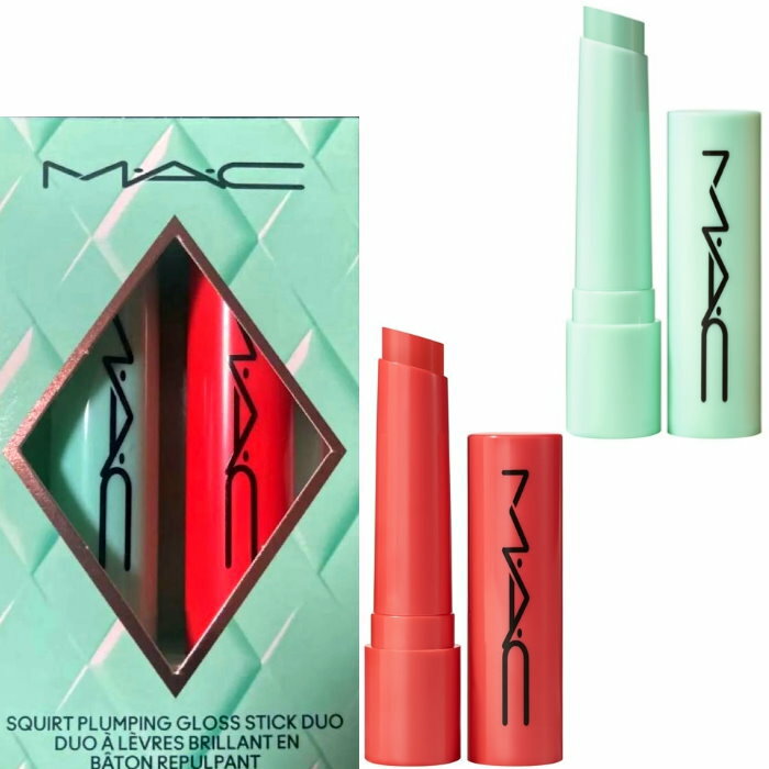 【エントリーPt5倍】M・A・C　マック スクワート アラート リップ デュオ リップ グロス 口紅 ヴェルニ ビューティコスメ化粧コフレ レディースギフトホリデー限定mac-0773602754069