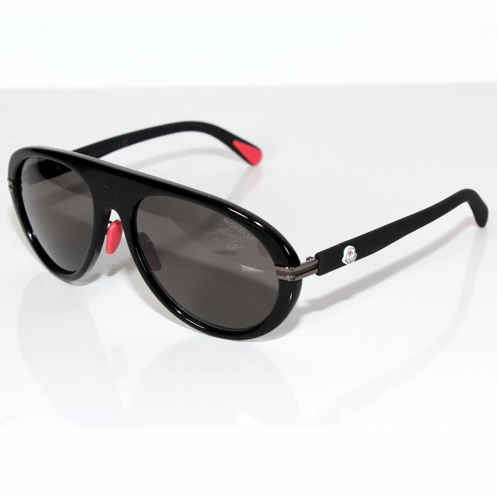 乐天商城 - MONCLER モンクレール サングラス NAVIGAZE ナビゲイズ ML0240 01A ブラック フルリム ティアドロップ パイロット ロゴ アイウェア UVカット メンズ レディース ユニセックス 売れ筋