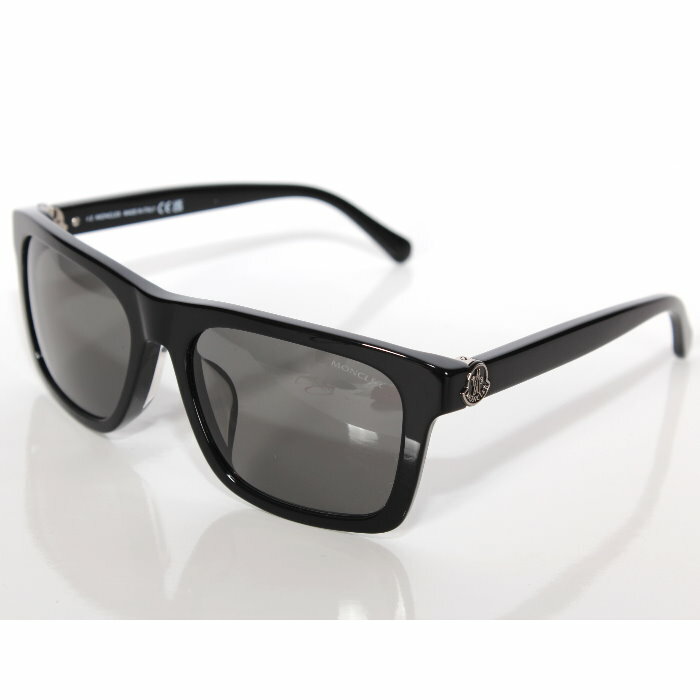MONCLER モンクレール サングラス COLADA コラーダ ML0285F 01A ブラック フルリム ウェリントンシェイプ ロゴメタル アジアンフィット アイウェア UVカット メンズ レディース ユニセックス 売れ筋