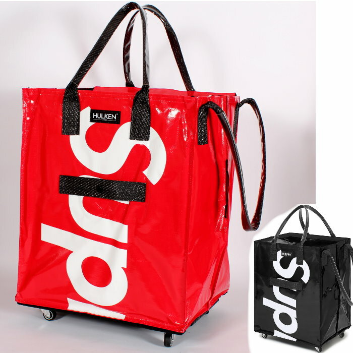 乐天商城 - Supreme / Hulken シュプリーム ハルケン ローリング トートバッグ Rolling Tote Bag ロゴ 買い物 キャリーバッグ トロリーケース ボストンバッグ 衣装ケース インテリア 置物 大容量 メンズ レディース ユニセックス 売れ筋