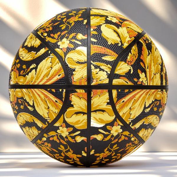 Rakuten - 【エントリーpt5倍】VERSACE ヴェルサーチ バロッコ バスケットボール ブラック BAROQUE バロック バロッコ インテリア オブジェ置物 スポルディング コラボ zbask0001‐zpal0001