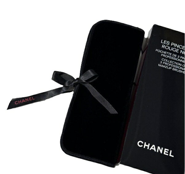 CHANEL シャネル レ パンソー ルージュ ヌワール メークアップ ブラシ セット 3本...