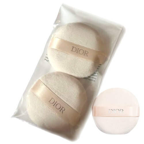 【1個　2個】DIOR　ディオール　フォーエヴァー オン セット パウダー パフ　cd-3348901849036 スポンジ フェイスパウダー用 ふわふわ ボディ ファンデーションdior-puff化粧直しコンパクト化粧品 コスメ メイク
