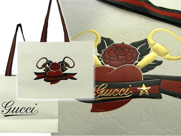 GUCCI　グッチ　限定　紙袋　ラッピング　#S　ショッパー　ショップバッグ