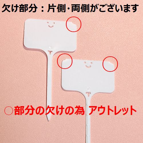 【アウトレット】端が少し欠けております 20枚セット 園芸札 植物札 札 名札 園芸ラベル ガーデンプレート フラワーラベル 多肉ラベル 多肉名札 花壇ラベル お花ラベル ガーデニング 植物名札 園芸用ラベル