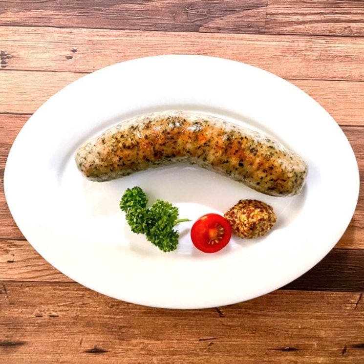 ハーブ＆ガーリック ソーセージ(1本：約120g) 【冷凍】保存料不使用 自家製 ソーセージ お肉 バーベキュー キャンプ にんにく ガーリック BBQ ハーブ バジル ホルモンフリーミート 発色剤無添加 あらびきソーセージ おつまみ Ottotto フランクフルト cupo-10000552 クリオネ通販 サンプル画像2
