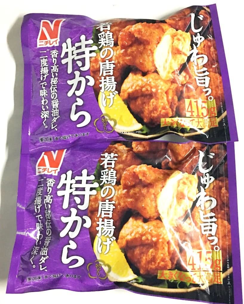 【2袋セット】ニチレイ 特から 415g 【送料無料】 冷凍食品 冷凍からあげ 冷凍惣菜 弁当のおかず お弁当のおかず レンジ 温めるだけ レンチン お手軽 おかず からあげ 唐揚げ セット 冷凍 冷凍からあげ 電子 レンジ 温める だけ お弁当 弁当 便利 お手軽 冷凍唐揚げ