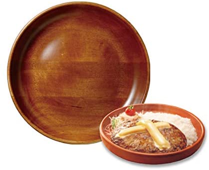 びっくりドンキー ディッシュ皿 直径約27cm 木皿