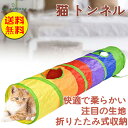 【送料無料】猫 トンネル キャットトンネル 猫用品 ハウス 遊び場 ドーム型 ベッド猫 じゃらし付き 折り畳み可 改良版 猫遊宅 猫用おもちゃ キャットトレーニング 送料無料