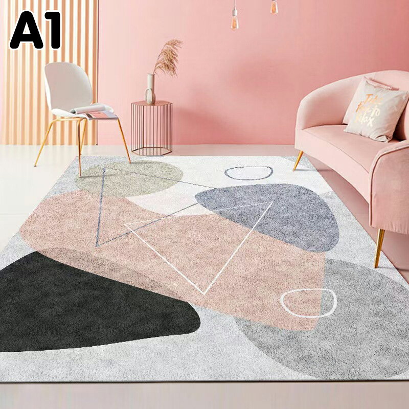 【送料無料】玄関マット ラグ 洗える マット 約120*160cm すべりにくい 北欧 玄関 屋内 夏 春 冬 ラグカーペット プレゼント 吸水 速乾 滑り止め 安全 1pcs 2