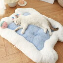 【送料無料】犬 ベッド 秋冬 中型犬 小型犬 猫ベッド ペットベッド 犬猫 ベッド 洗える 犬のマット いぬ ペットマット おしゃれ ふわふわ 通年用 ゲージ用...