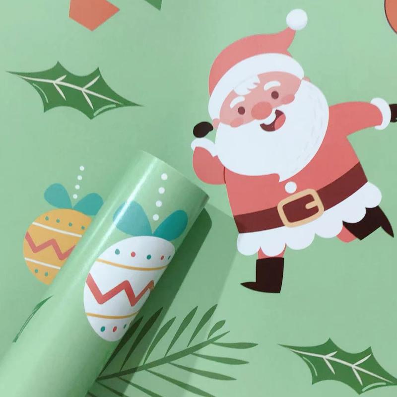 【単品購入不可】【ラッピングご希望商品と一緒にご注文下さい】クリスマス ラッピングペーパー 包装紙 2枚セット 包装資材 梱包材 ラッピング クリスマスプレゼント ラッピングDIY 材料パッケージ 縦528×横750mm