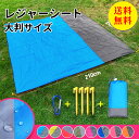 【送料無料】レジャーシート ピクニックシート 200×210cm 大きい キャンプ マット ピクニックマット 防水マット レジャーマット コンパクト 収納ポーチ付き 洗える 手洗い 軽量 アウトドア ビーチ 花火大会 運動会 花見 遠足