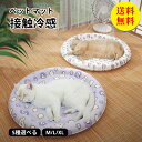 【送料無料】ペット ひんやり マット 猫 犬 クールマット Mサイズ 小型犬 冷却グッズ 猫 犬 暑さ対策グッズ ひんやり 涼感 冷感 座布団 ひんやり枕 熱中症対策 ペット冷却シート夏用 外径43cm