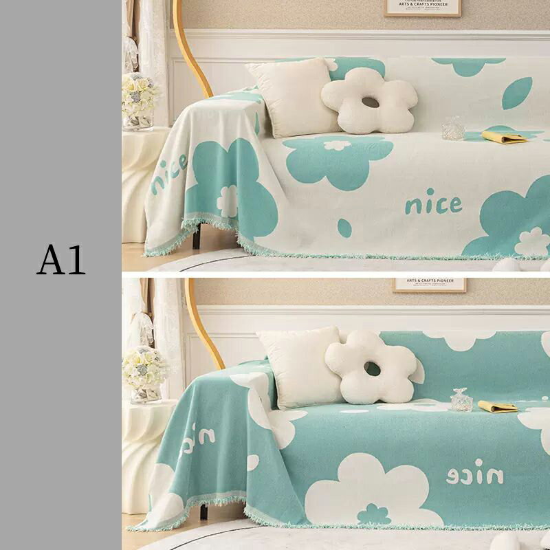 【送料無料】マルチカバー ソファー カバー ソファカバー 180×380cm ベッドカバー 布 マルチクロス こたつカバー 北欧 かわいい テーブルカバー 防塵カバー 椅子 ベッド ひざ掛け 肩掛け オールシーズン おしゃれ インテリア