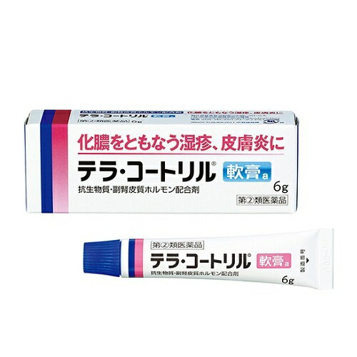 【第(2)類医薬品】[ジョンソン・エンド・ジョンソン]テラコートリル軟膏a 6g[湿疹][皮膚炎]のサムネイル