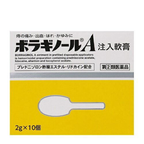 【第(2)類医薬品】ボラギノールA注入軟膏 (2g×10個)