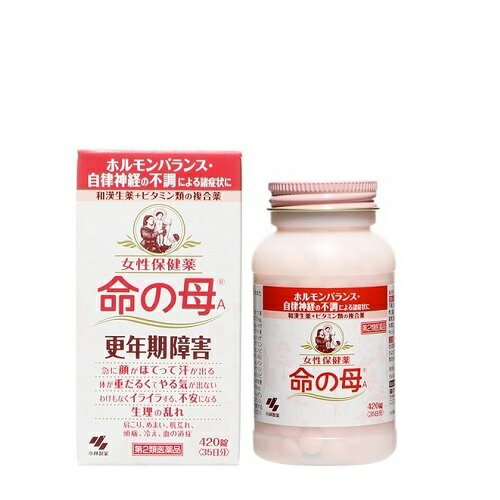 【第2類医薬品】[小林製薬] 命の母A(420錠)[めまい][耳鳴り][のぼせ][動悸][送料無料(離島・沖縄を除く)] 1