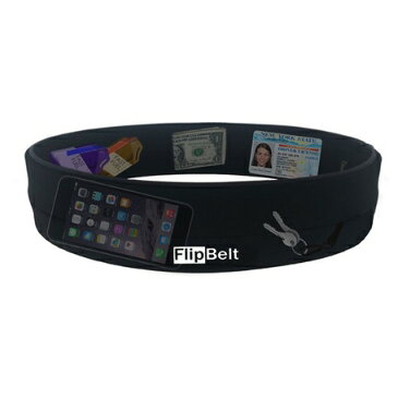 ☆FlipBelt フィリップベルト Black M☆スポーツ 健康・便利グッズ ウエストポーチ ウエストバック ランニング フィットネス サイクリング ヨガ トレッキング ウォーキング