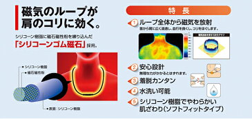 【メール便対応】☆ピップ　マグネループ ソフトフィットレギュラータイプ ブルー　50cm☆肩こり　磁気