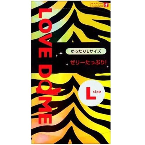 商品説明商品詳細オカモト　 ラブドーム タイガー ゆったりLサイズ 　12個入区分：避妊具・コンドーム・スキン 内容：12個入※パッケージデザイン等は予告なく変更されることがあります。 「ラブドーム タイガー ゆったりLサイズ 12個入り(コンドーム)」は、大きめをお探しの方にオススメのゆったりサイズのコンドームです。ゼリーたっぷりタイプ。管理医療機器。 ●特徴・太めのLサイズ・やわらか天然ゴム製・個別包装もカワイイ!ご注意 ●コンドームの使用は、1個につき1回限りです。毎回、新しいコンドームをご使用ください。 ●この製品は、取扱説明書を必ず読んでからご使用ください。 ●コンドームの適正な使用は、避妊に効果があり、エイズを含む他の多くの性感染症に感染する危険を減少しますが、100%の効果を保証するものではありません。 ●この包装に入れたまま、冷暗所に保管してください。また、防虫剤等の揮発性物質と一緒に保管しないでください。 【用途】避妊及び感染症予防の補助原産国製造販売元日本オカモト113-8710 東京都文京区本郷3-27-1203-3817-4111広告文責キュアライフジャパン株式会社お問い合わせ先 0574-50-8306