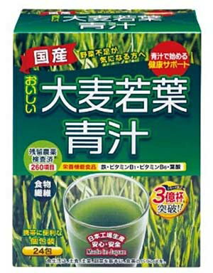 乐天商城 - ☆ジャパンギャルズ　国産 おいしい大麦若葉青汁 3g×24包