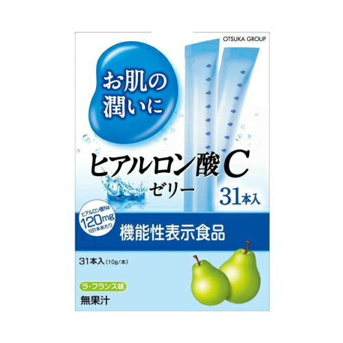 【機能性表示食品】☆アース製薬 お肌の潤いにヒアルロン酸Cゼリー　10g×31本入☆