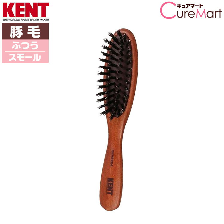 KENT レディース ブラッシングブラシ KNH-2224 [小 スモールサイズ/豚毛ふつう] 女性用 kent ヘアブラシ ケント ヘアーブラシ 豚毛 普通 木製 薄毛 ボリュームアップ 獣毛ブラシ 母の日 プレゼント 実用的 池本刷子工業【39ショップ/3,980円以上で送料無料※沖縄除く】