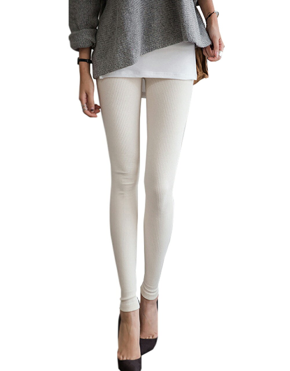楽天市場】着圧 レギンス（カラーホワイト）の通販