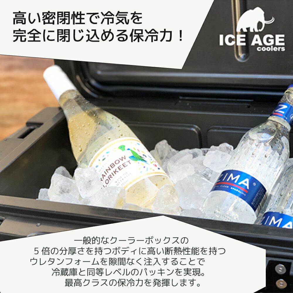 アイスエイジ クーラーボックス 20QT 18.9L (ICE AGE) 5日間保冷力キープ!過酷な環境下の仕様にも耐えうるプロユース仕様。通販格安セール情報 楽天 通販