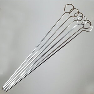 【送料無料!】バーベキュー串 6本セット くるくる回りにくく使いやすい 焼き鳥 シュハスコ 串焼き オイルフォンデュ チーズフォンデュ BBQ 焼きマシュマロ などにお使いいただけます通販格安セール情報 楽天 通販