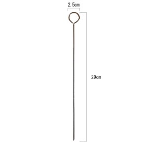 【送料無料!】バーベキュー串 6本セット くるくる回りにくく使いやすい 焼き鳥 シュハスコ 串焼き オイルフォンデュ チーズフォンデュ BBQ 焼きマシュマロ などにお使いいただけます通販格安セール情報 楽天 通販