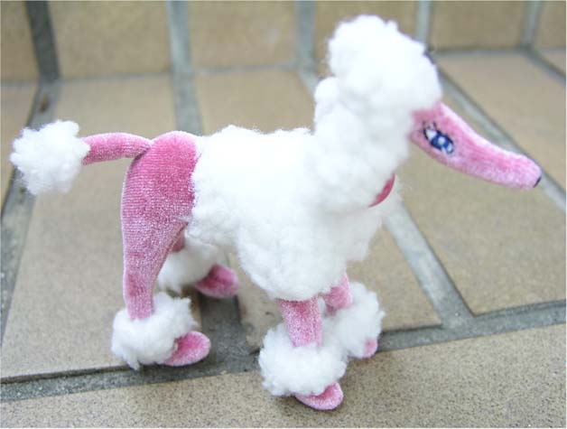 【お買い得!】プードル MS Slender Dog(返品・交換・ギフト包装不可)かわいい おしゃれ 犬 ドッグ Dog マスコット ぬいぐるみ レディース