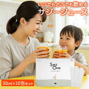 サジー SajiOne 30ml×10包入り スティックタイプ お試し 有機JAS サジージュース 個包装 鉄分補給 無添加 200種類以上の栄養素 持ち運び ビタミン アミノ酸 リンゴ酸 健康 美容 スーパーフード サジーベリー 豊潤 サジーワン