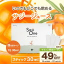 49%OFFクーポン配布 7/11 1:59まで|サジー SajiOne 30ml×10包入り スティックタイプ お試し 有機JAS サジージュース 個包装 鉄...