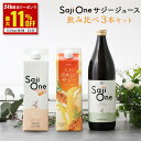 【5/1限定 最大11%OFFクーポン&抽選でP100%バック】サジーワン サジージュース 3本セット SajiOneオーガニック すっきり美味しいサジー 柑橘...