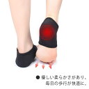 かかとサポーター 1足組(2枚入り) かかとパッド かかとケア 踵 かかとクッション 衝撃吸収 足裏保護 かかと保護 美足 スポーツサポーター 角質ケア メンズ...