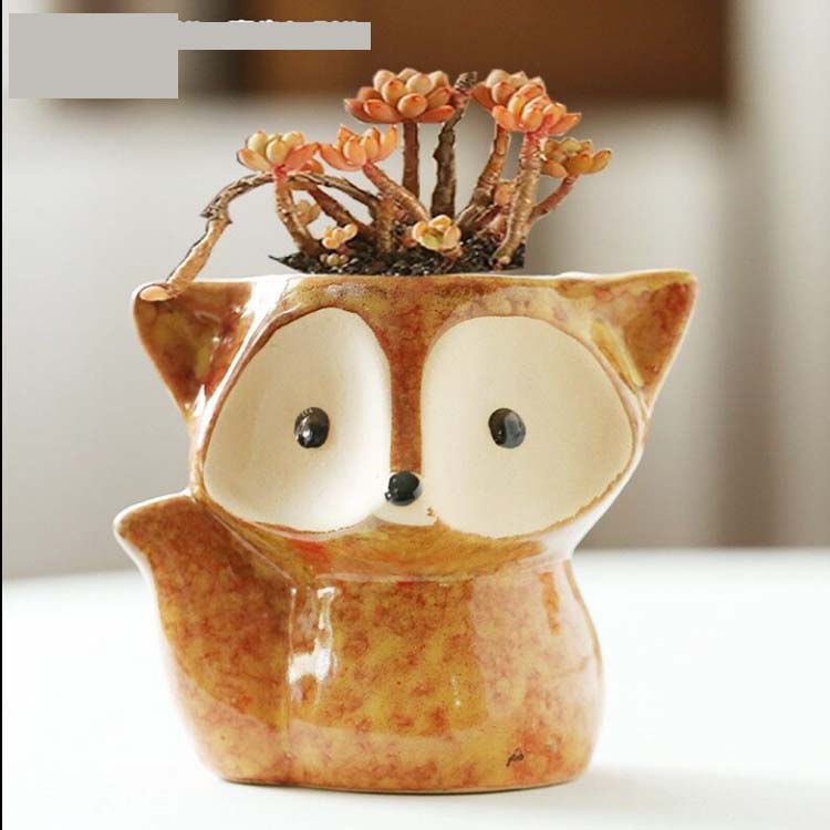 プレゼント 小サイズ セダム アニマル 苔玉 多肉植物 動物 鉢 陶器 植物 寄せ植え 陶器鉢 小さい 植木鉢 底穴あり サボテン エケベリア ハオルチア クラッスラ ハオルチア カランコエ 室内 観葉植物 園芸用 DIY 苔玉 かわいい