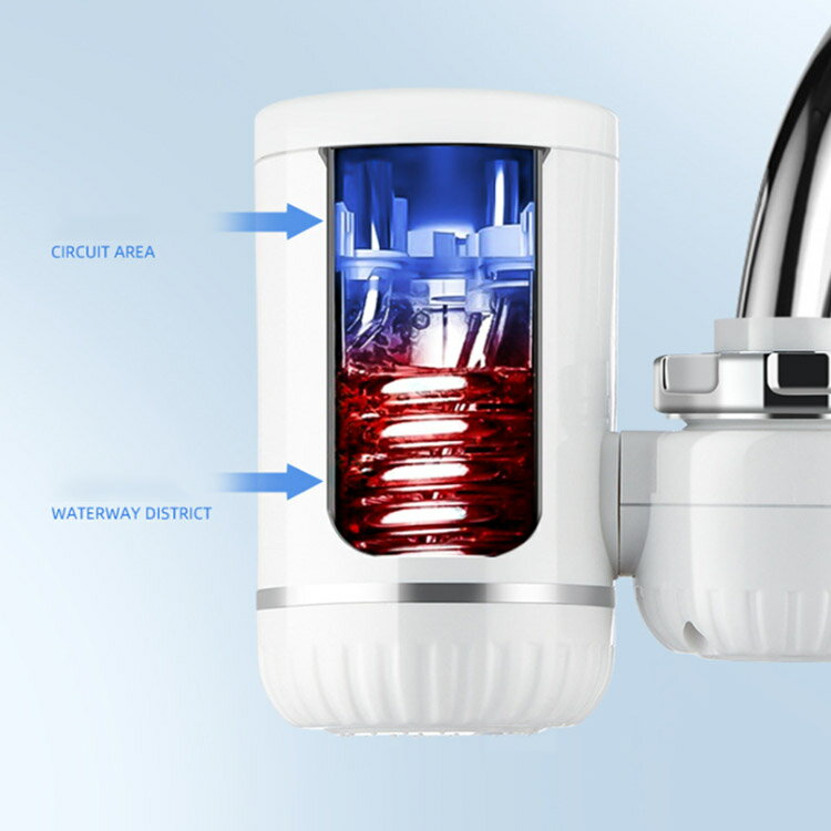 温かい お湯 給湯器 電気温水ヒーター 高速加熱電気温水蛇口 即熱式 蛇口 電気蛇口 温水蛇口 電気水栓 家庭用電気蛇口 ヒーター 蛇口 LEDデイ付き バスルーム キッチン用 台所用 電気蛇口 蛇口 冷温切り替え 電気給湯器
