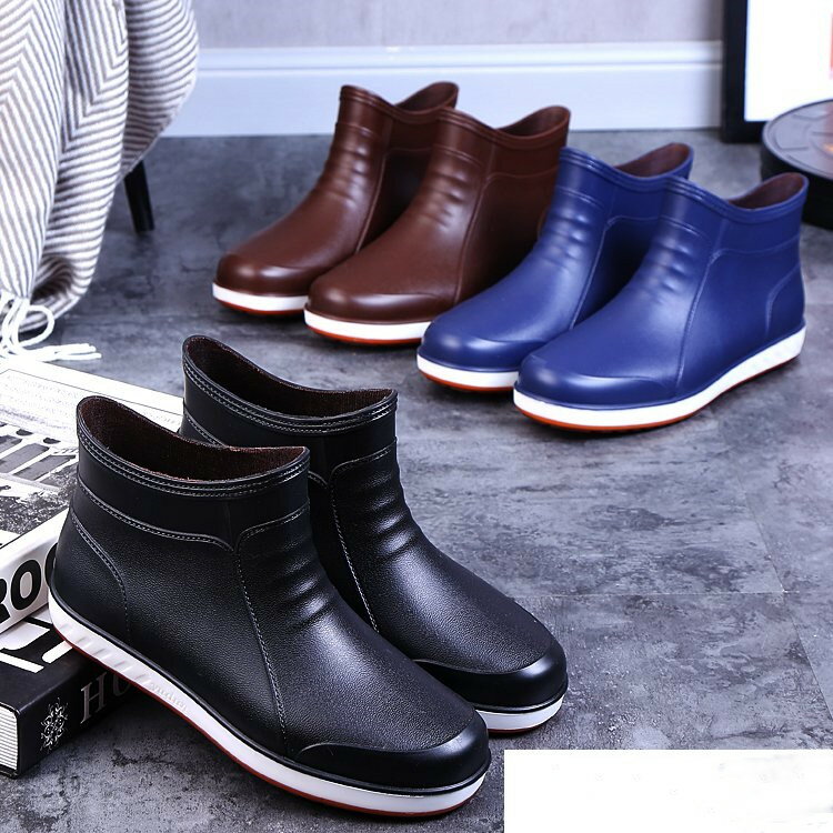 ショート レインシューズ メンズ 靴 レインブーツ レインシューズ 紳士靴 男性 雨靴 雨用 梅雨対策 雨靴 雨具 靴 通勤