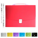 ファイルケース 書類ケース オルガン アコーディオン式 仕切り ファイル収納 ファイルストレージ 手提げ 持ち運び 虹色 会社用 13ポケット 家庭用 大容量