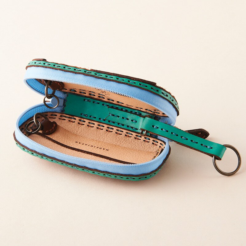 CURIOUS MARKETの【OJAGA DESIGN オジャガデザイン】 GYPSY 鍵 キーケース スマートキー ノンタッチキー カードキー 駐車券 ICカード カード収納 Dカン 革 牛革 本革 レザー プレゼント ギフト オジャガ｜アングル3